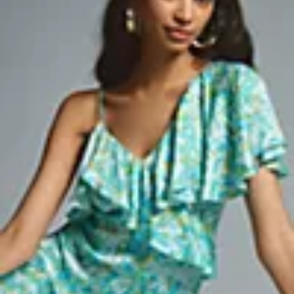 NWT Anthropologie Corey Lynn Calter Silky Wide Leg Jumpsuit Small - Picture 3 of 4